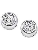 Orecchini Comete Donna Punto Luce in Oro bianco Diamante ORB690 - ORB690